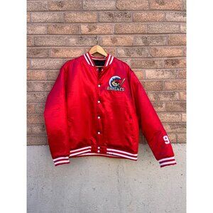 Vintage Barrie Baycats IBL Baseball Bomber Jacket